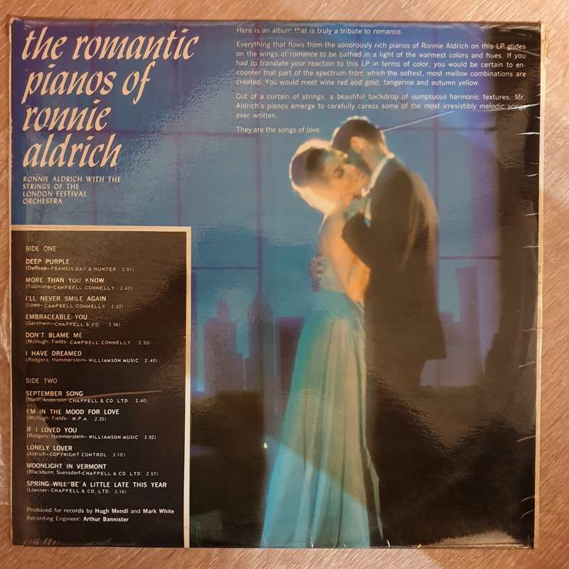 Ronnie Aldrich And His Two Pianos And Orchestra  The Romantic Pianos Of Ronnie Aldrich  ...