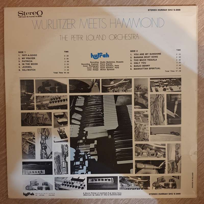 The Peter Loland Orchestra  Wurlitzer Meets Hammond - Vinyl LP Record - Opened  - Very-Good...