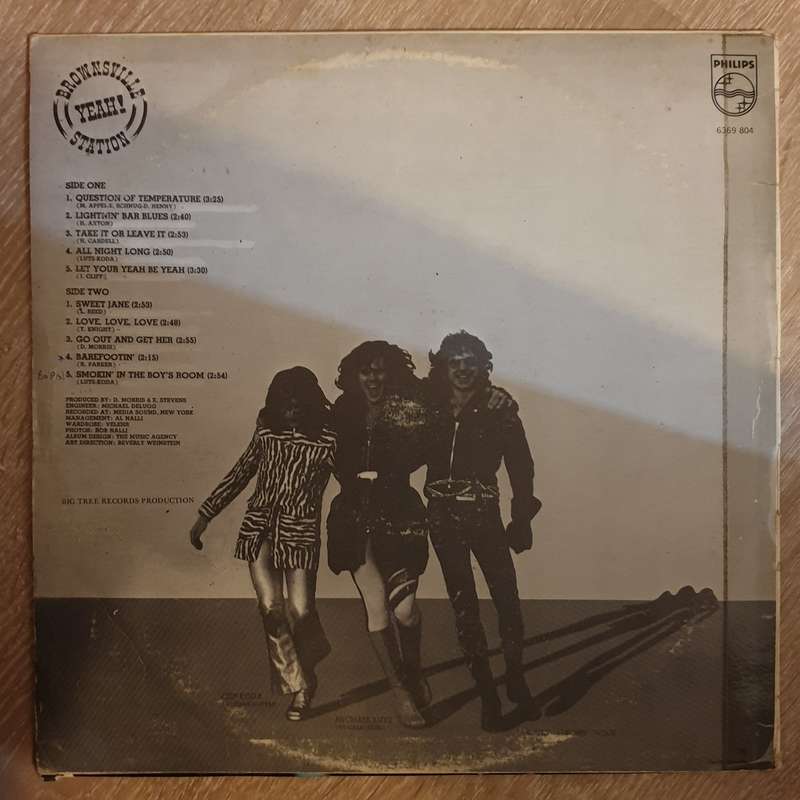 Brownsville Station  Yeah!   Vinyl LP Record - Very-Good+ Quality (VG+)