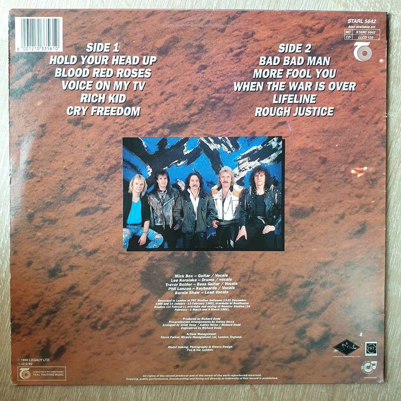 Uriah Heep  Raging Silence - Vinyl LP Record - Opened  - Very-Good+ Quality (VG+)