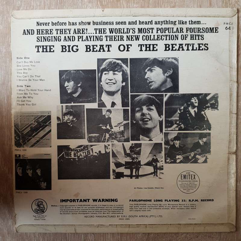 The Beatles  The Big Beat Of The Beatles -  Vinyl LP Record - Good Quality (G)