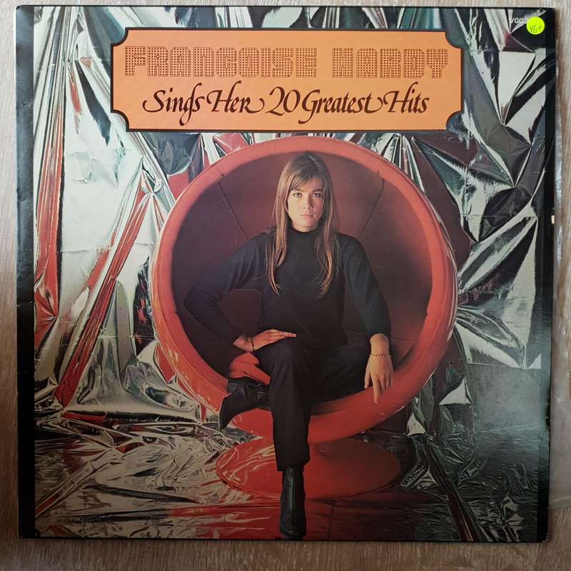 Françoise Hardy  Sings Her 20 Greatest Hits -  Vinyl LP Record - Very-Good+ Quality (VG+)