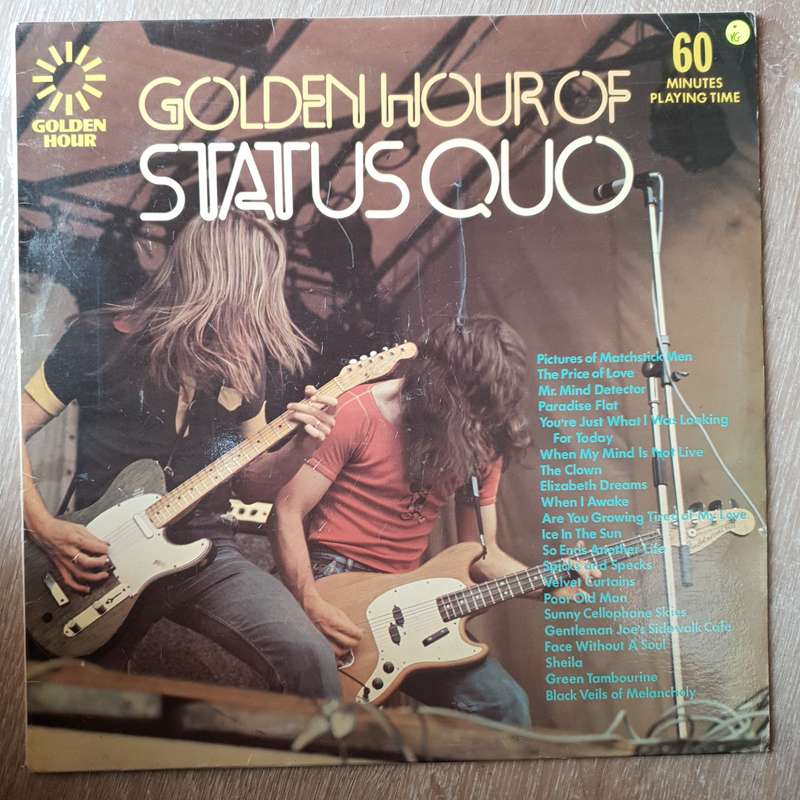 Status Quo  Golden Hour Of Status Quo - Vinyl LP Record - Opened  - Very-Good Quality (VG)