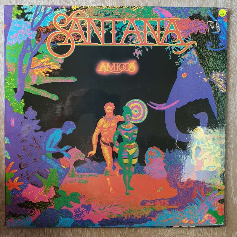 Santana  Amigos - Vinyl LP Record - Very-Good+ Quality (VG+)