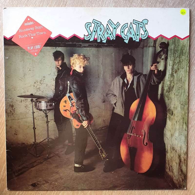 Stray Cats  Stray Cats (Import) - Vinyl LP Record - Very-Good+ Quality (VG+)