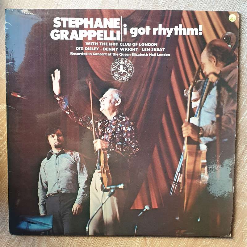 Stephane Grappelli With The Hot Club Of London  I Got Rhythm! - Vinyl LP Record - Very-Good...