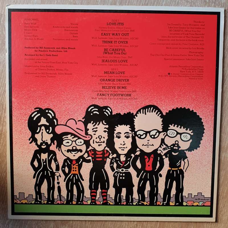 The J. Geils Band  Hotline - Vinyl LP Record - Very-Good+ Quality (VG+)