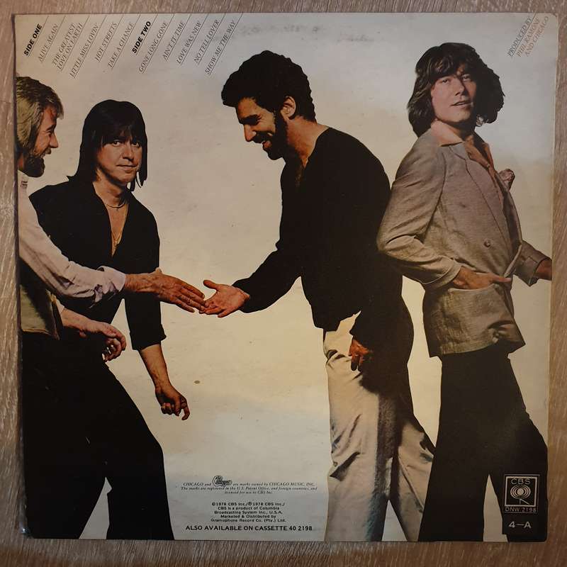 Chicago - Hot Streets - Vinyl LP Record - Opened  - Very-Good+ Quality (VG+)