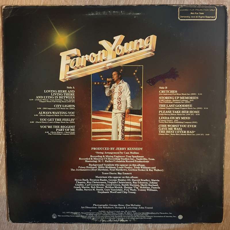 Faron Young  That Young Feeling - Vinyl LP Record - Very-Good+ Quality (VG+)