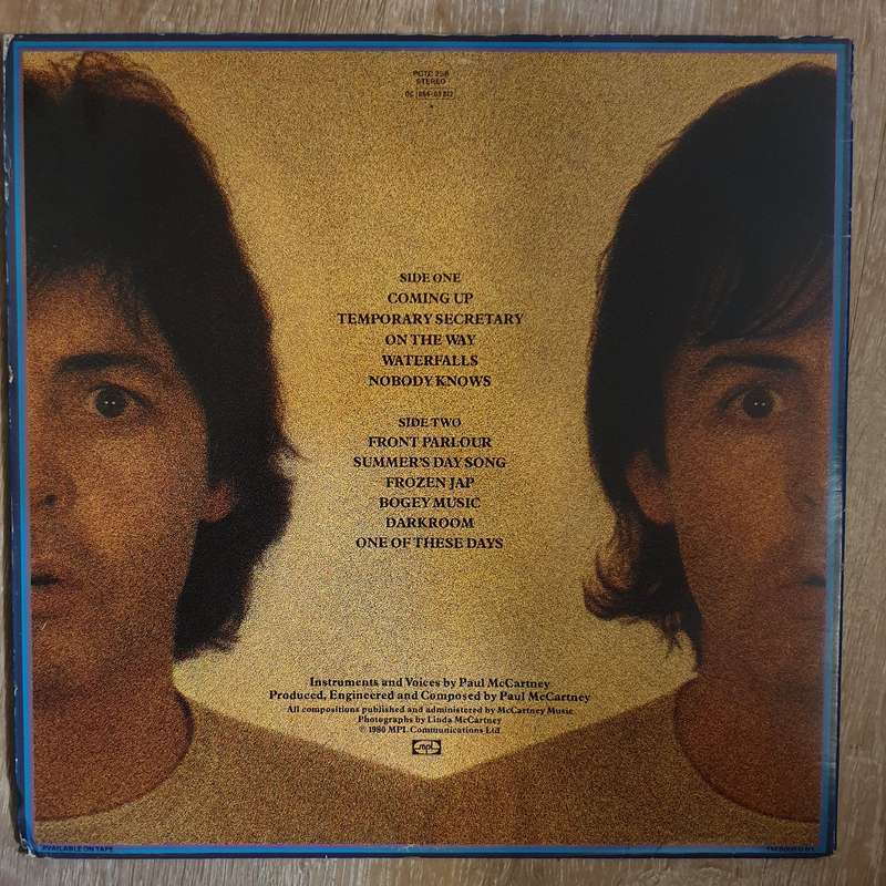 Paul McCartney - Mc Cartney II - Vinyl LP Record - Opened  - Very-Good Quality (VG)