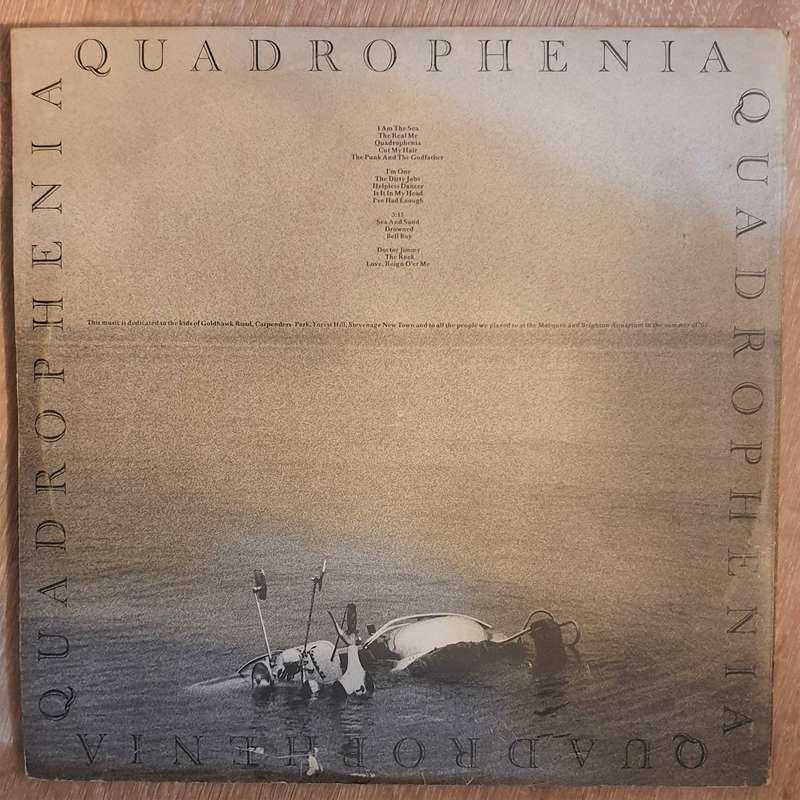 The Who  Quadrophenia - Vinyl LP Record - Very-Good+ Quality (VG+)
