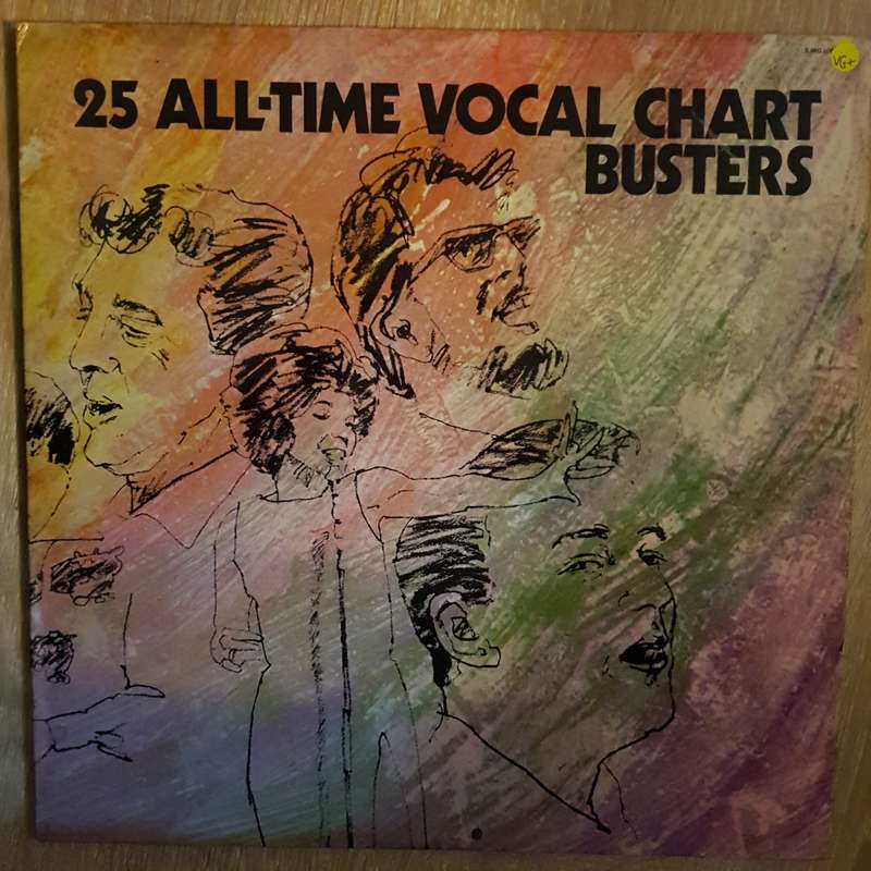 25 All Time Vocal Chart Busters - Double Vinyl LP Record - Opened  - Very-Good+ Quality (VG+)