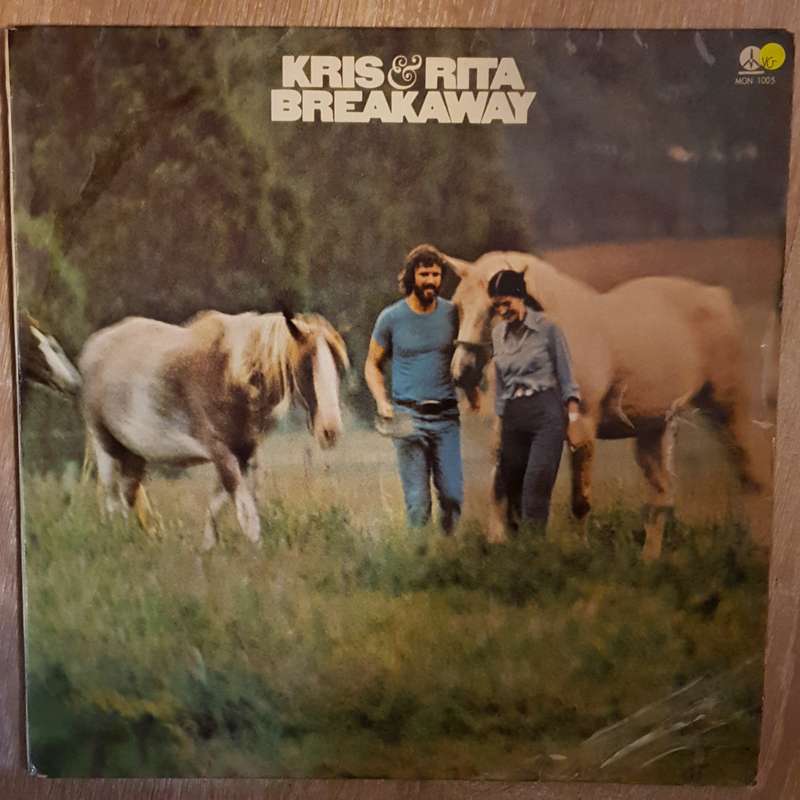 Kris Kristofferson & Rita Coolidge  Kris & Rita Breakaway - Vinyl LP Record - Opened  - Ver...