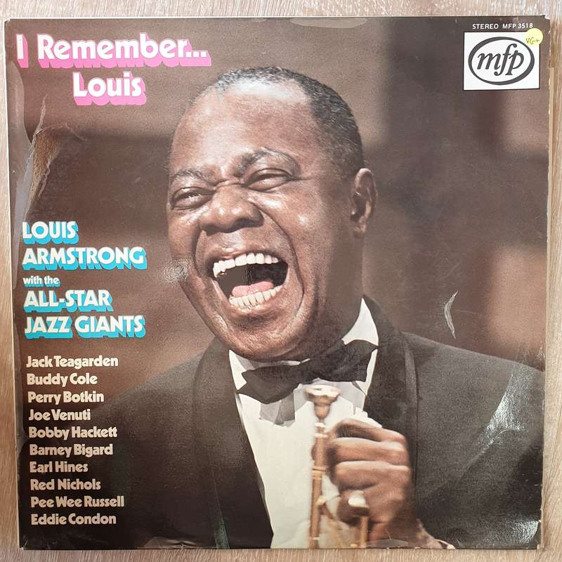 Louis Armstrong with the All Star Jazz Giants - Vinyl LP Record - Very-Good+ Quality (VG+)