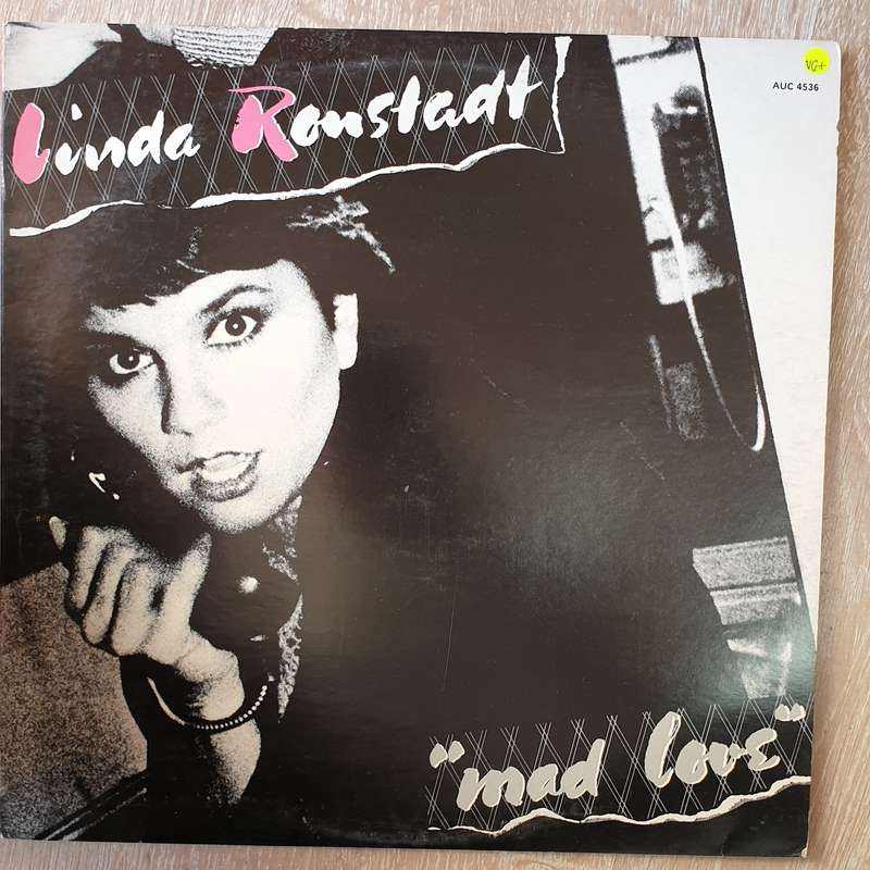 Linda Ronstadt - Mad Love - Vinyl LP Record - Very-Good+ Quality (VG+)