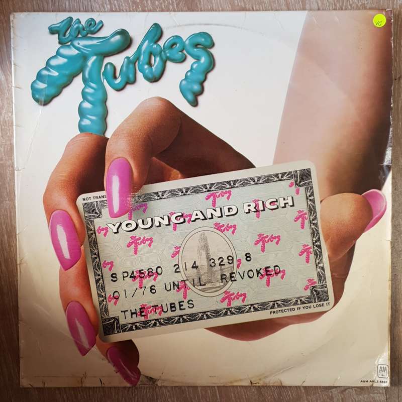 The Tubes - Young and Rich - Vinyl LP Record - Opened  - Very-Good Quality (VG)
