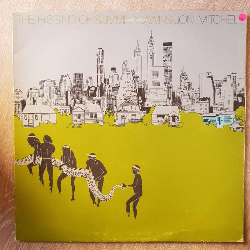 Joni Mitchell  The Hissing Of Summer Lawns -  Vinyl LP Record - Very-Good+ Quality (VG+)