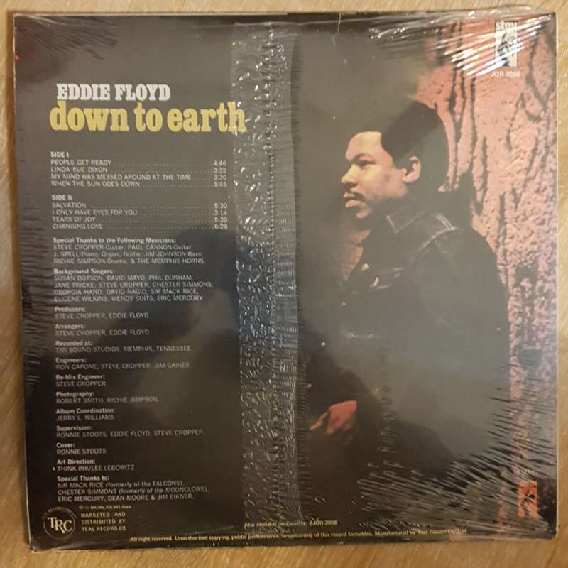 Eddie Floyd  Down To Earth - Vinyl LP - Sealed