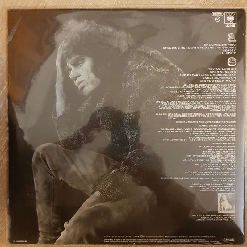 Pavlov's Dog  At The Sound Of The Bell - Vinyl Record - Opened  - Very-Good+ Quality (VG+)