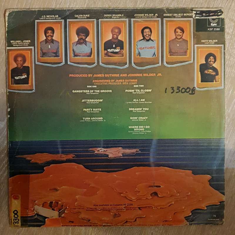 Heatwave  Candles -  Vinyl LP Record - Very-Good+ Quality (VG+)