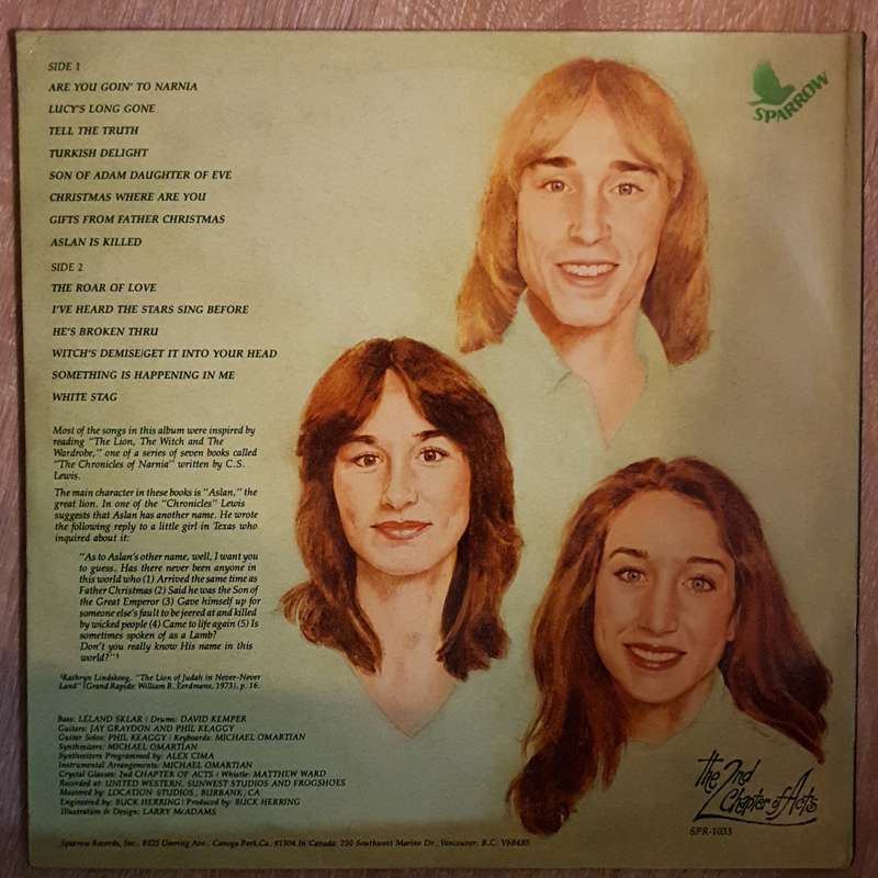 The 2nd Chapter Of Acts  The Roar Of Love -  Vinyl LP Record - Very-Good+ Quality (VG+)