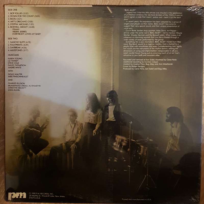 Bug Alley  Bug Alley - Vinyl LP - Sealed
