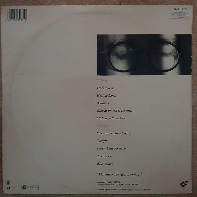 Elton John - Sleeping With The Past - Vinyl LP Record - Very-Good+ Quality (VG+)
