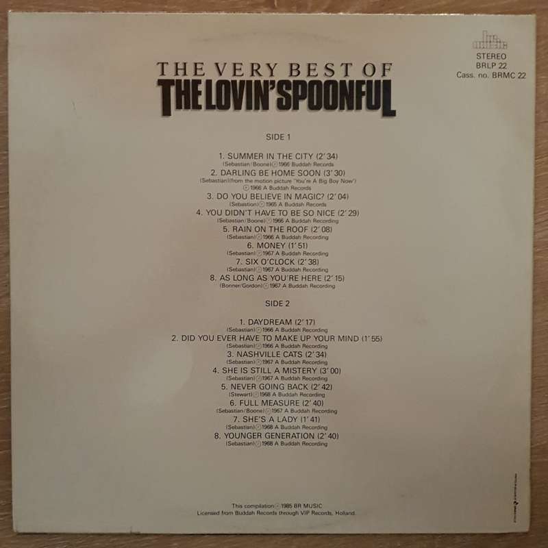 The Lovin' Spoonful  The Very Best Of The Lovin' Spoonful - Vinyl LP Record - Very-Good+ Qu...