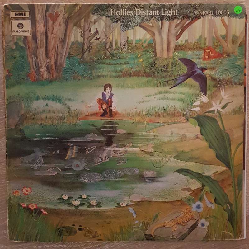 The Hollies  Distant Light - Vinyl LP Record - Very-Good+ Quality (VG+)