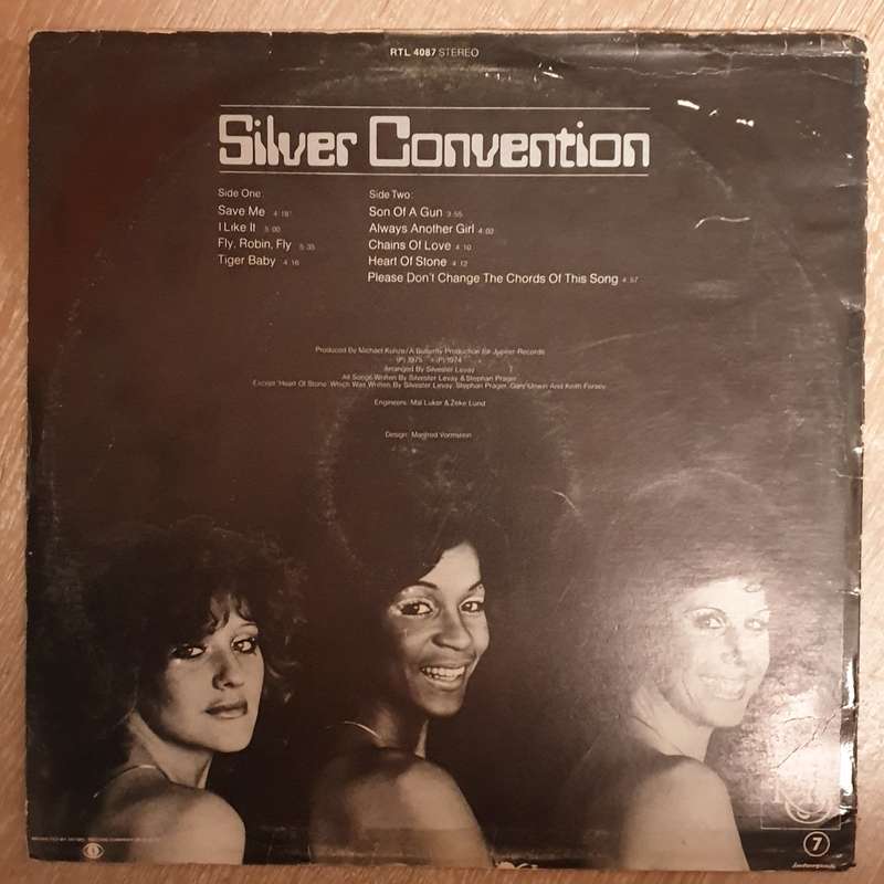 Silver Convention  Save Me - Vinyl Record - Very-Good+ Quality (VG+)