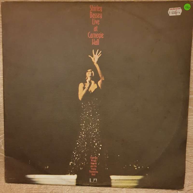 Shirley Bassey - Live at Carnegie Hall - Double Vinyl LP Record (VG+)