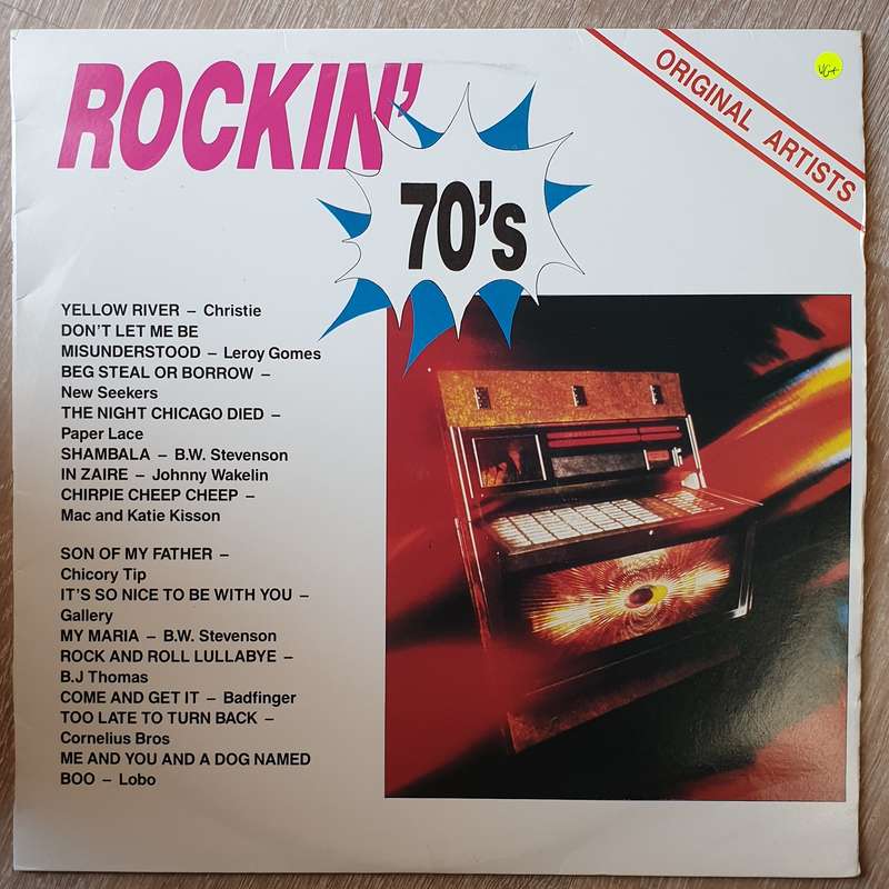 Rockin' 70's - Various - Original Artists - Vinyl LP Record - Very-Good+ Quality (VG+)