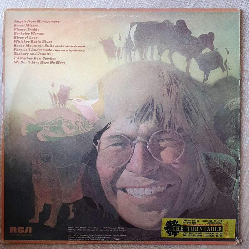 John Denver  Farewell Andromeda - Vinyl LP Record - Opened  - Very-Good Quality (VG)