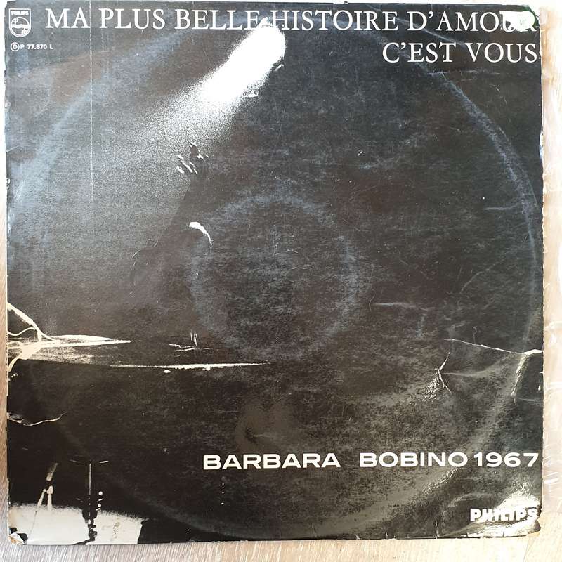 Barbara Bobino  Ma Plus Belle Histoire D'amour C'est Vous - Bobino 1967 - Vinyl LP Record -...