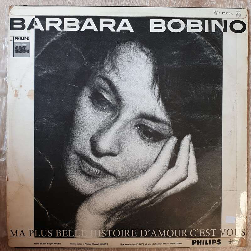 Barbara Bobino  Ma Plus Belle Histoire D'amour C'est Vous - Bobino 1967 - Vinyl LP Record -...
