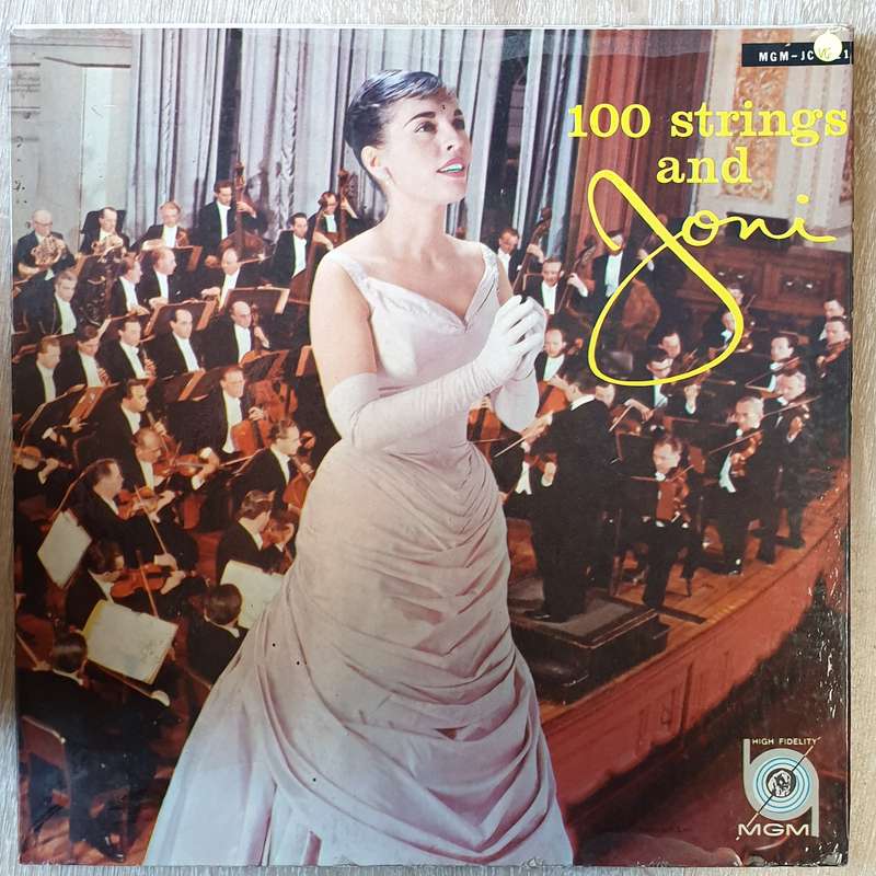 Joni James  100 Strings And Joni - Vinyl LP Record - Opened  - Very-Good Quality (VG)