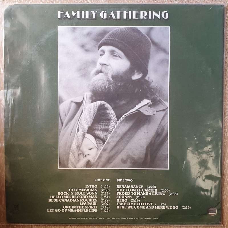 Valdy  Family Gathering - Vinyl LP Record - Very-Good+ Quality (VG+)