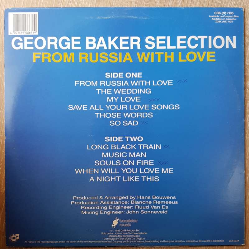 George Baker Selection - From Russia With Love - Vinyl LP Record - Very-Good+ Quality (VG+)
