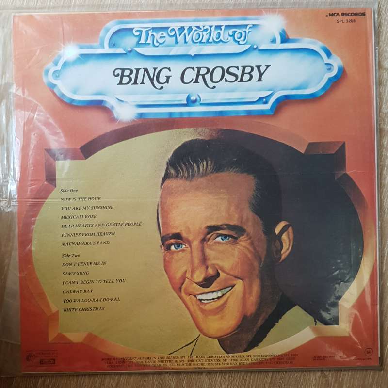 Bing Crosby - The World Of Bing Crosby - Vinyl LP Record - Very-Good+ Quality (VG+)