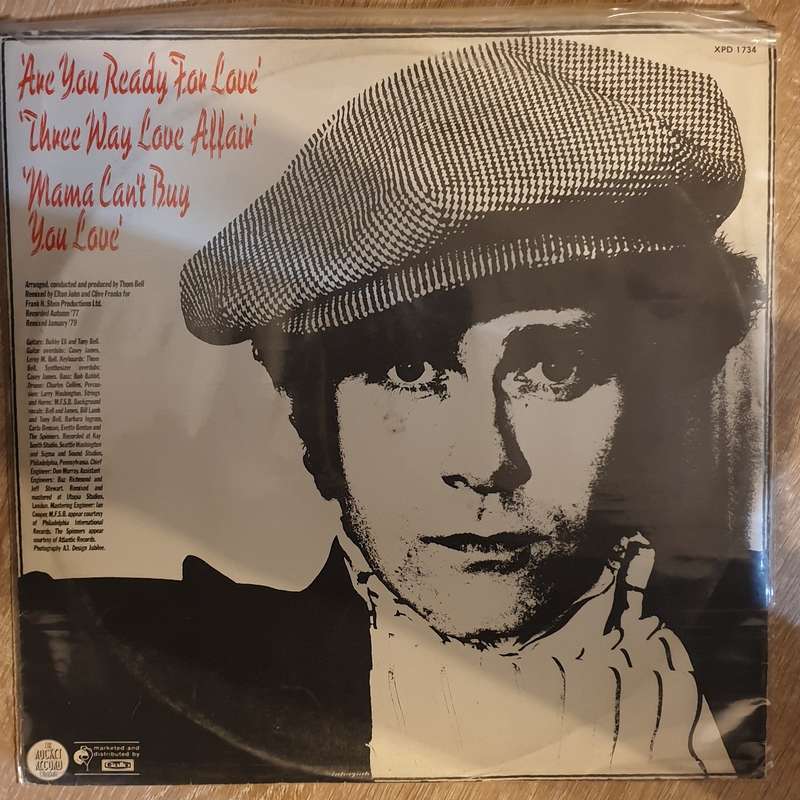 Elton John  The Thom Bell Sessions '77 - Vinyl LP Record - Very-Good+ Quality (VG+)