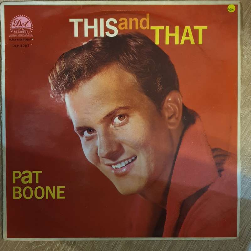 Pat Boone  This And That -  Vinyl LP Record - Very-Good+ Quality (VG+)