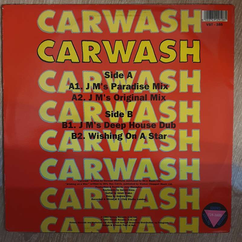 Gwen Dickey  Carwash -  Vinyl  Record - Very-Good+ Quality (VG+)