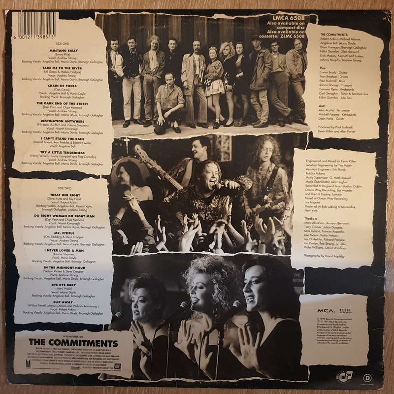 The Commitments  The Commitments (Original Motion Picture Soundtrack) - Vinyl LP Record - O...