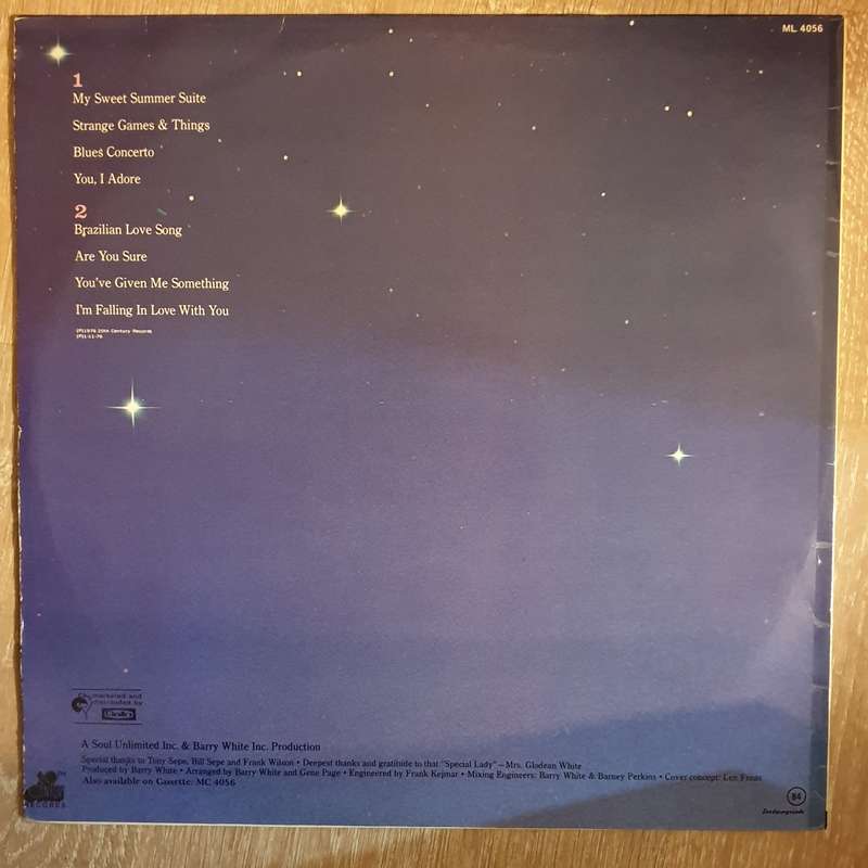 Love Unlimited Orchestra  My Sweet Summer Suite -  Vinyl  LP Record - Very-Good+ Quality (VG+)