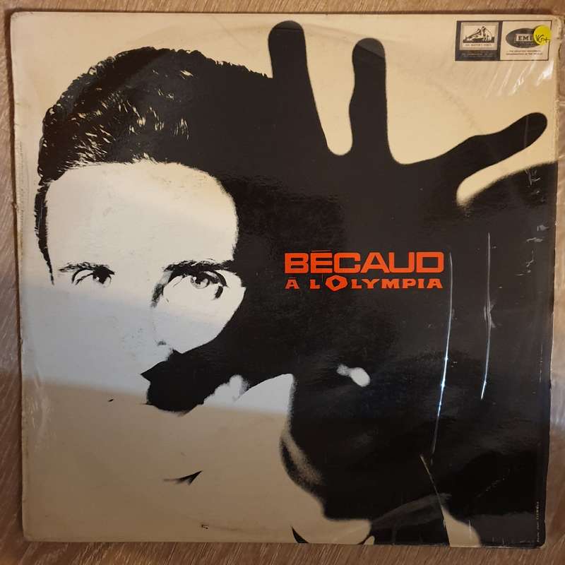 Gilbert Bécaud  Bécaud à L'Olympia -  Vinyl  Record - Very-Good+ Quality (VG+)