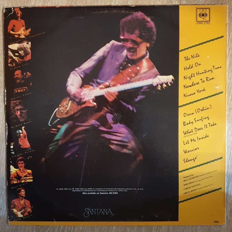 Santana  Shango - Vinyl LP Record - Opened  - Very-Good Quality (VG)