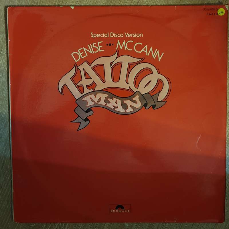 Denise McCann  Tattoo Man -  Vinyl  Record - Very-Good+ Quality (VG+)