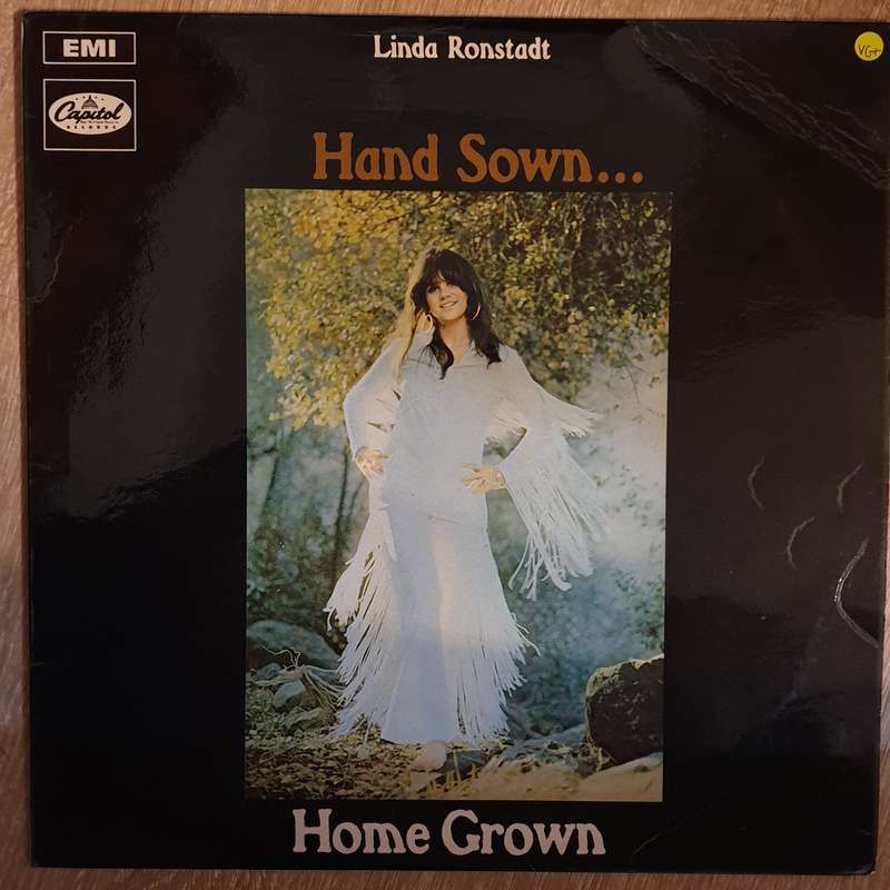 Linda Ronstadt  Hand Sown... Home Grown -  Vinyl  Record - Very-Good+ Quality (VG+)