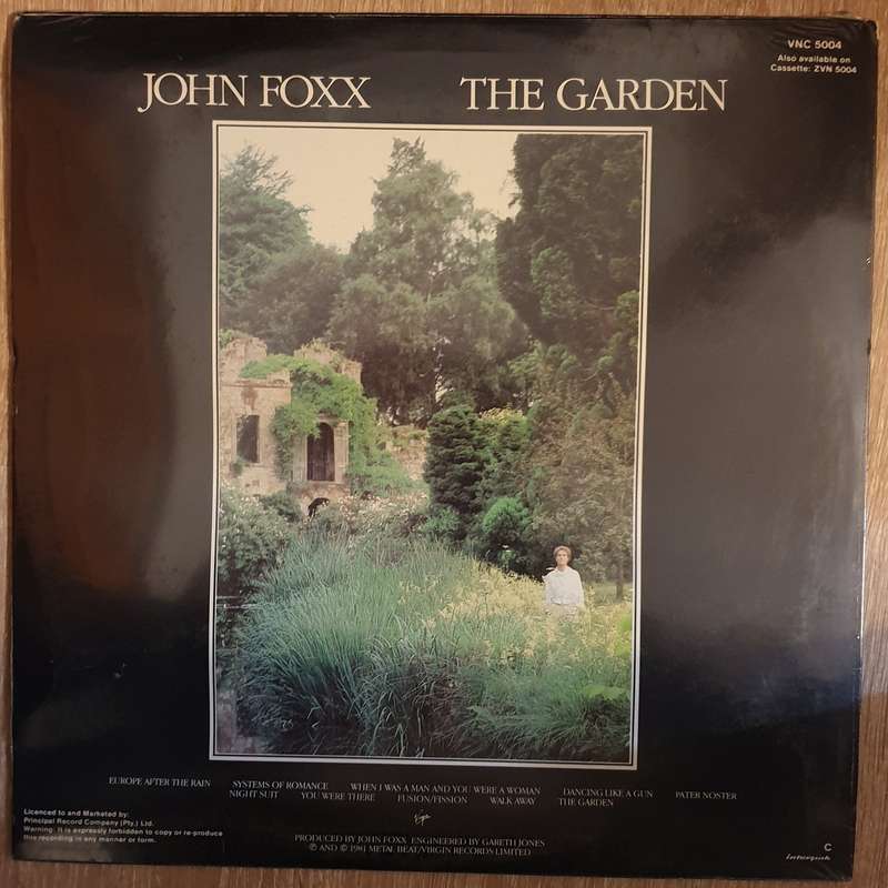 John Foxx  The Garden - Vinyl LP Record - Sealed