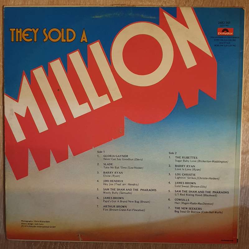 They Sold A Million -  Vinyl  Record - Very-Good+ Quality (VG+)